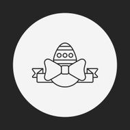 easter egg line icon N94