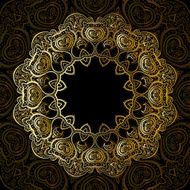 Gold mandala N26