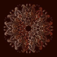 Gold mandala N27