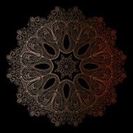 Gold mandala N30