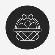 easter egg line icon N100