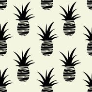 Seamless pattern with pineapples N23