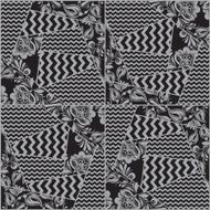 Vector seamless patchwork pattern