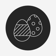 easter egg line icon N108