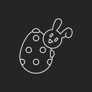 easter egg line icon N121