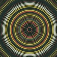 Vintage Concentric Circle Abstract Pattern