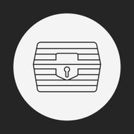 Treasure line icon N39