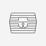 Treasure line icon N40