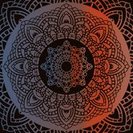 Vintage Gold mandala N8