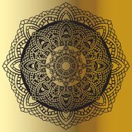 Gold mandala N31