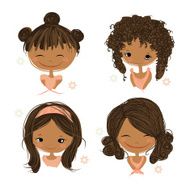 Cute Girl Smiling Sketch For Your Design N57