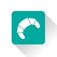 Vector croissant icon Food Eps10 N7