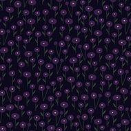 Seamless hand-drawn doodle floral pattern N13