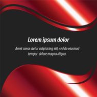 red abstract layout background and Vector design