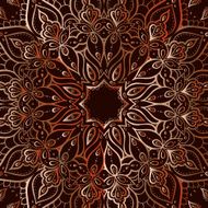 Gold mandala N35