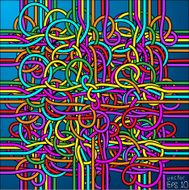 Hand Drawn Lines texture background N2