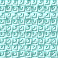 Seamless Fish Scale Pattern Vector Illustration N8