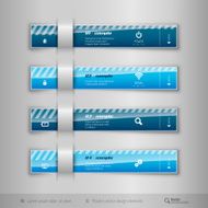 Modern business tabs for web design or N2