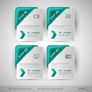 Business infographics template for web design N41