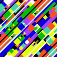 Geometric semless colorful pattern N6