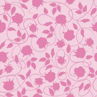 Vector seamless pattern with roses N3