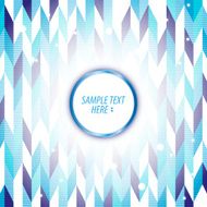 vector abstract blue geometric shape background