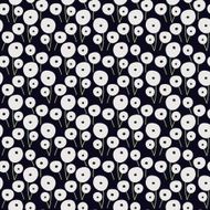 Seamless hand-drawn doodle floral pattern N17