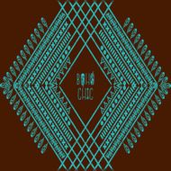 Vector blue and brown pattern