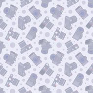 Photo camera Seamless pattern N3