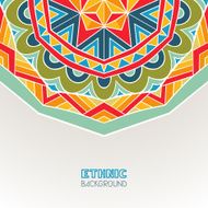 Background With Bright Ethnic Ornament N2