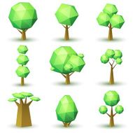 Set of geometrical trees N3