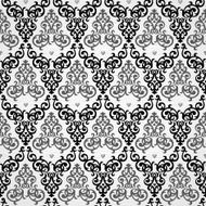Vector seamless pattern in Victorian style N20