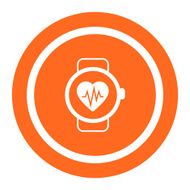 Heart rate monitor watch