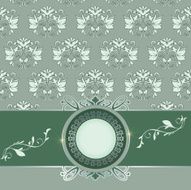 Vintage invitation template N2