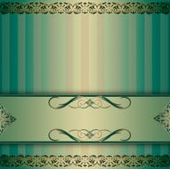 Vintage invitation template N3