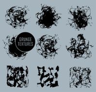 Abstract set of blobs splash labels N36