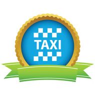 Gold taxi logo