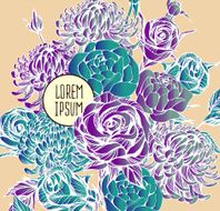 beautiful flower background art N192