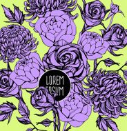 beautiful flower background art N213