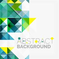 Abstract geometric background Modern overlapping triangles N198