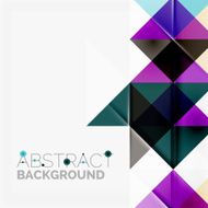 Abstract geometric background Modern overlapping triangles N200