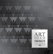 Art Deco seamless vintage wallpaper pattern N27