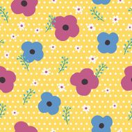 lovely floral seamless pattern