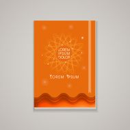 elegant book cover template design