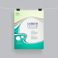 modern poster template design N2