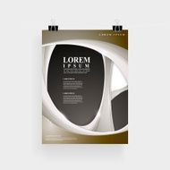 modern poster template design N4