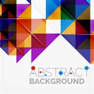 Abstract geometric background Modern overlapping triangles N205