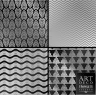 Art Deco seamless vintage wallpaper pattern N31