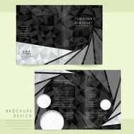 trendy half-fold template design N2