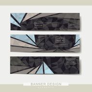 modern banner template set design N4